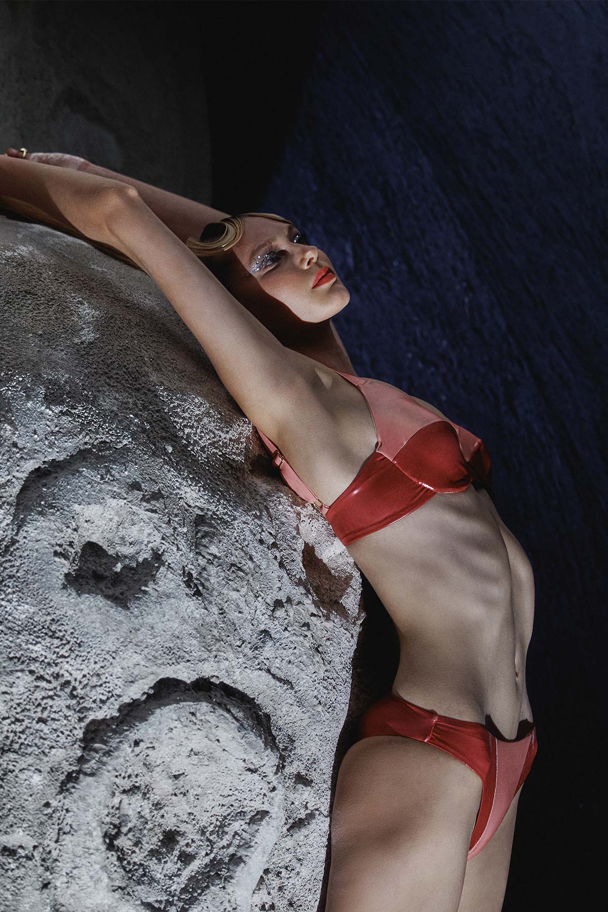 Regor Çift Renk Balenli Bikini Takımı