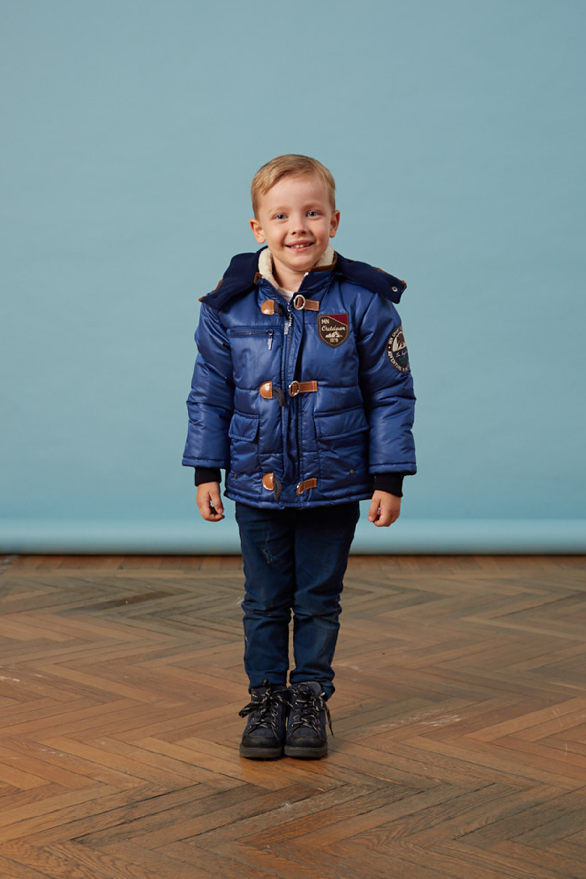 Bebe Çoban Düğmeli Parlament Erkek Anorak