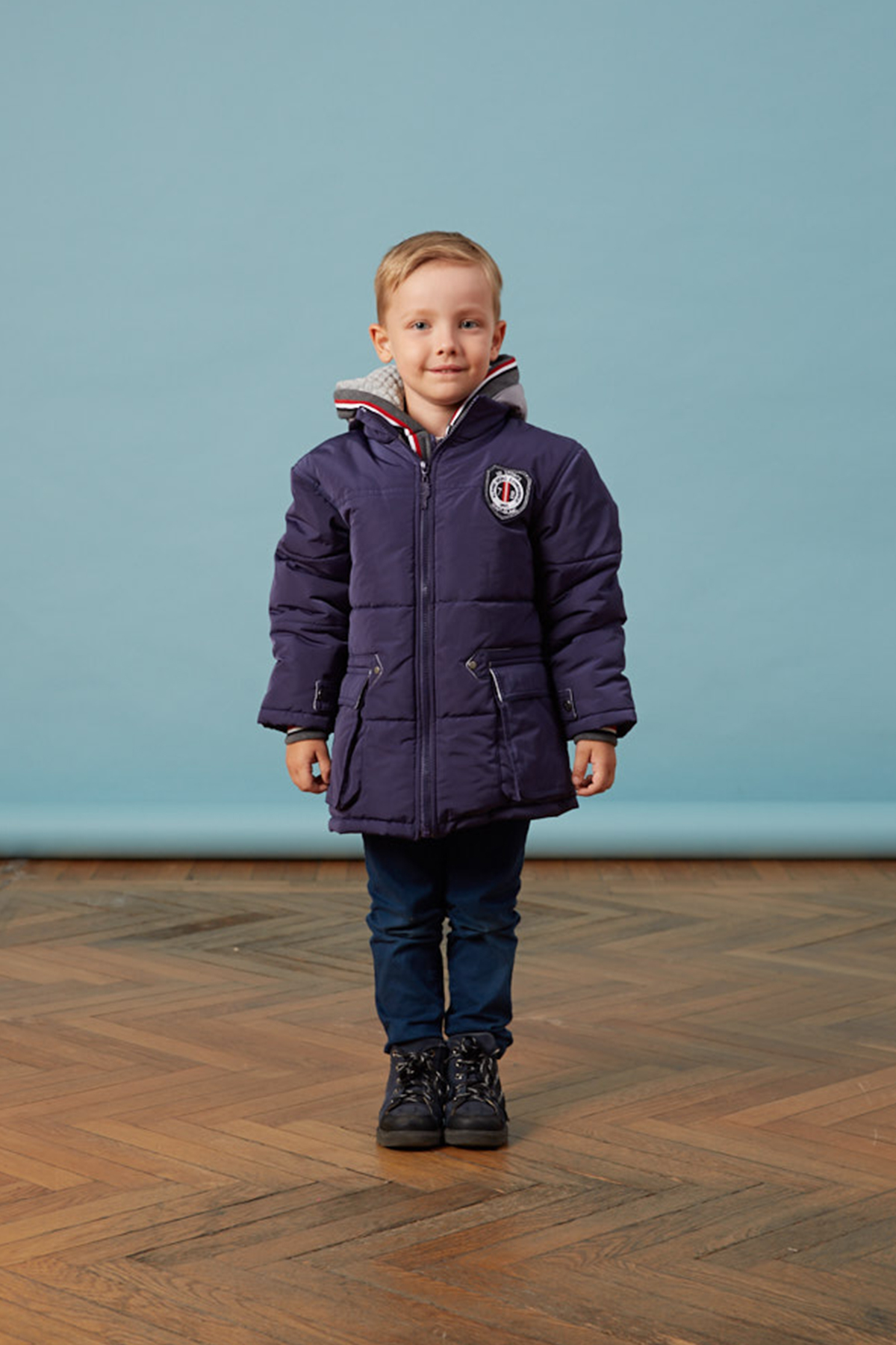 Bebe Erkek Indigo Garnili Anorak