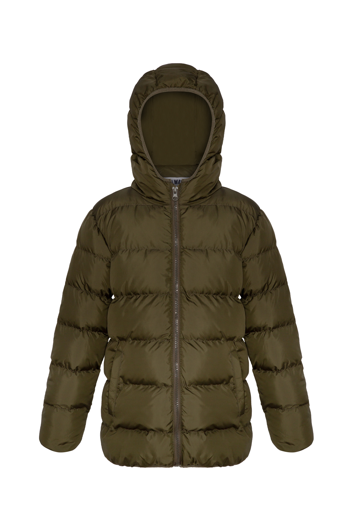 Orta Boy Haki Şişme Mont