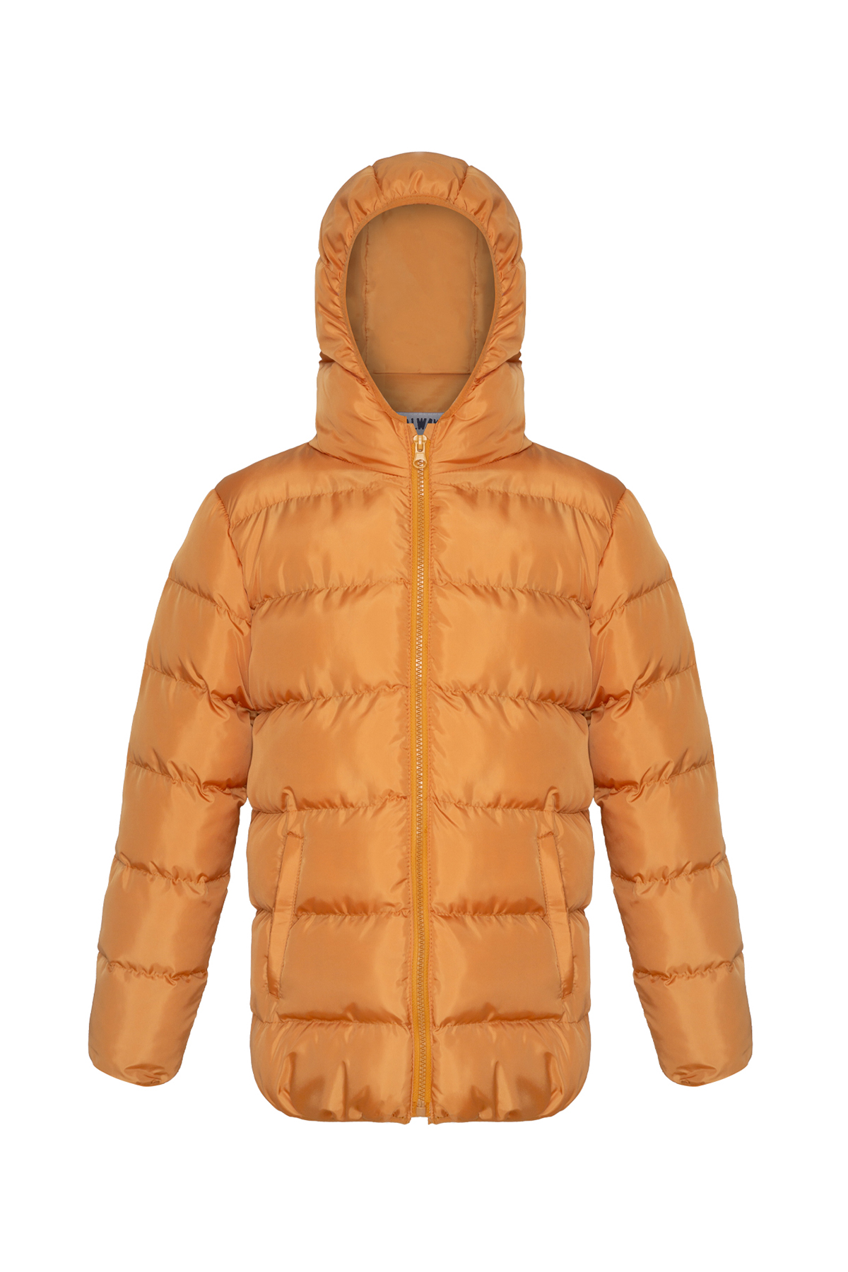 Orta Boy Turuncu Şişme Mont