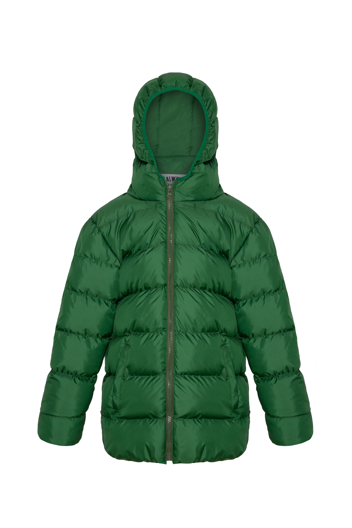 Orta Boy Yeşil Şişme Mont