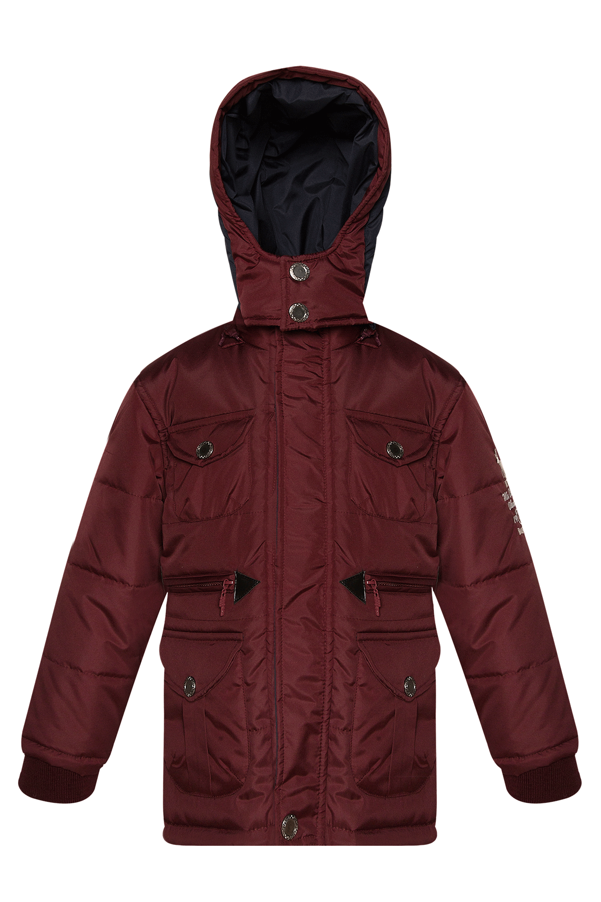 Orta Boy Bordo Anorak