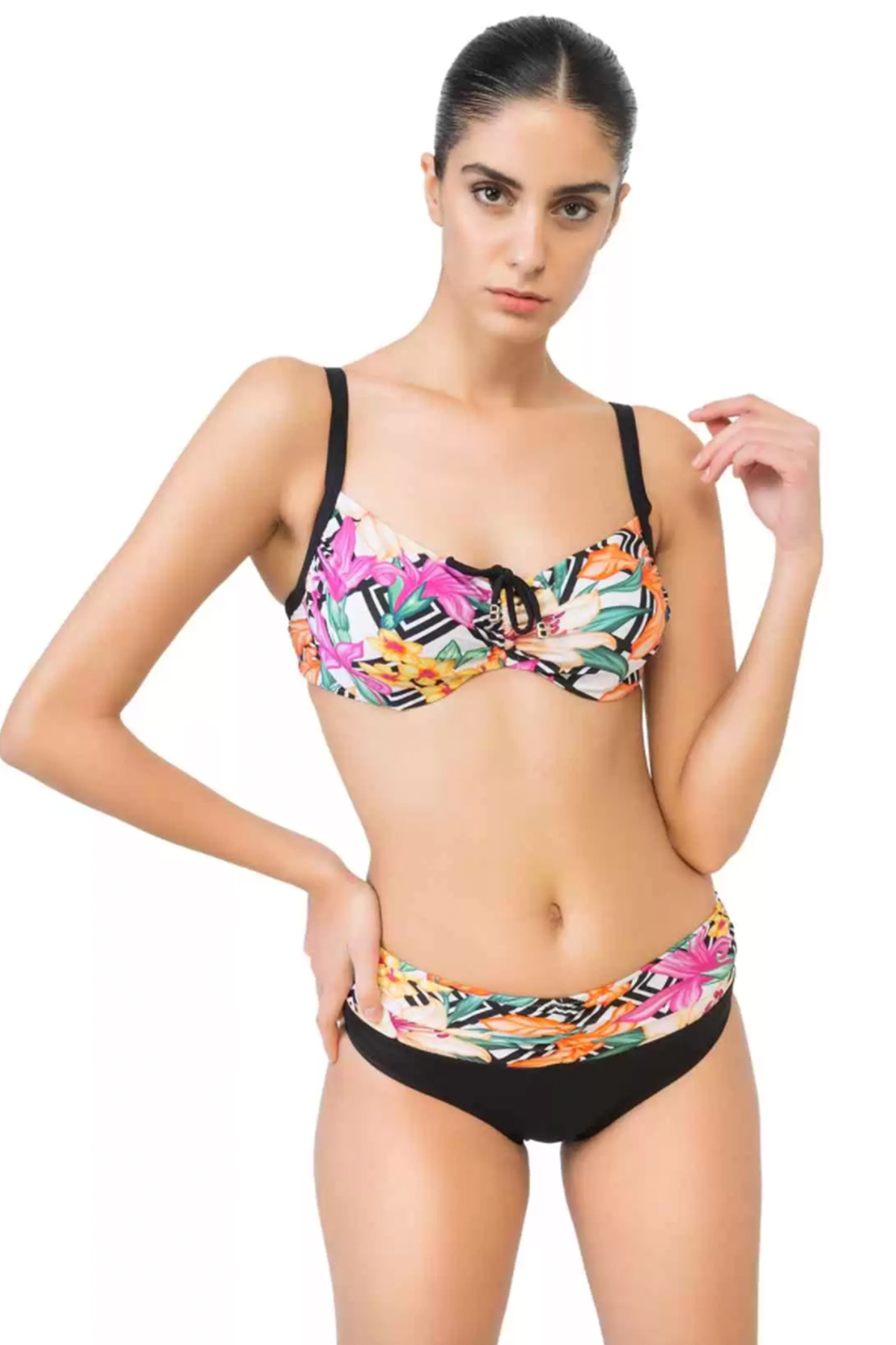 Balenli Battal Bikini Takımı