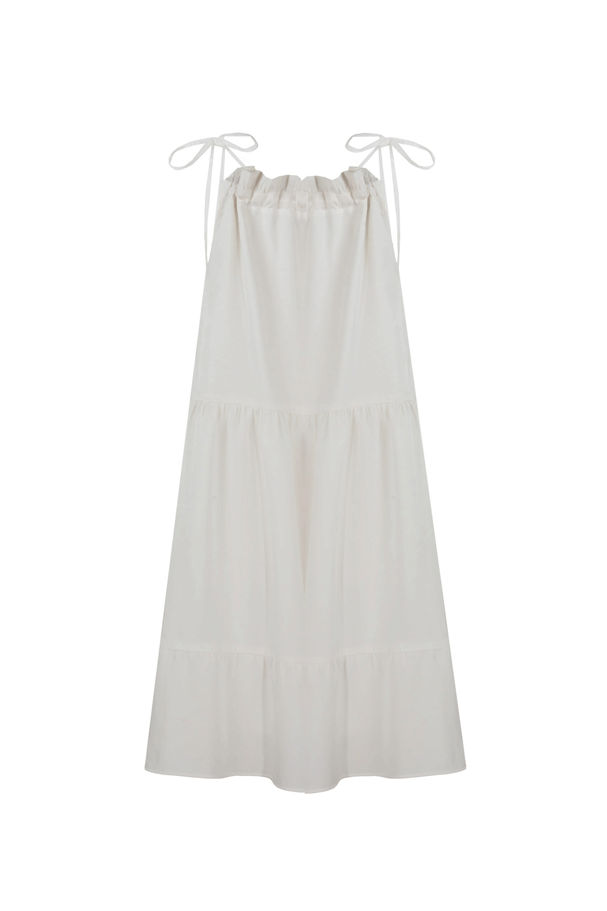 Azha Mini Beyaz Elbise