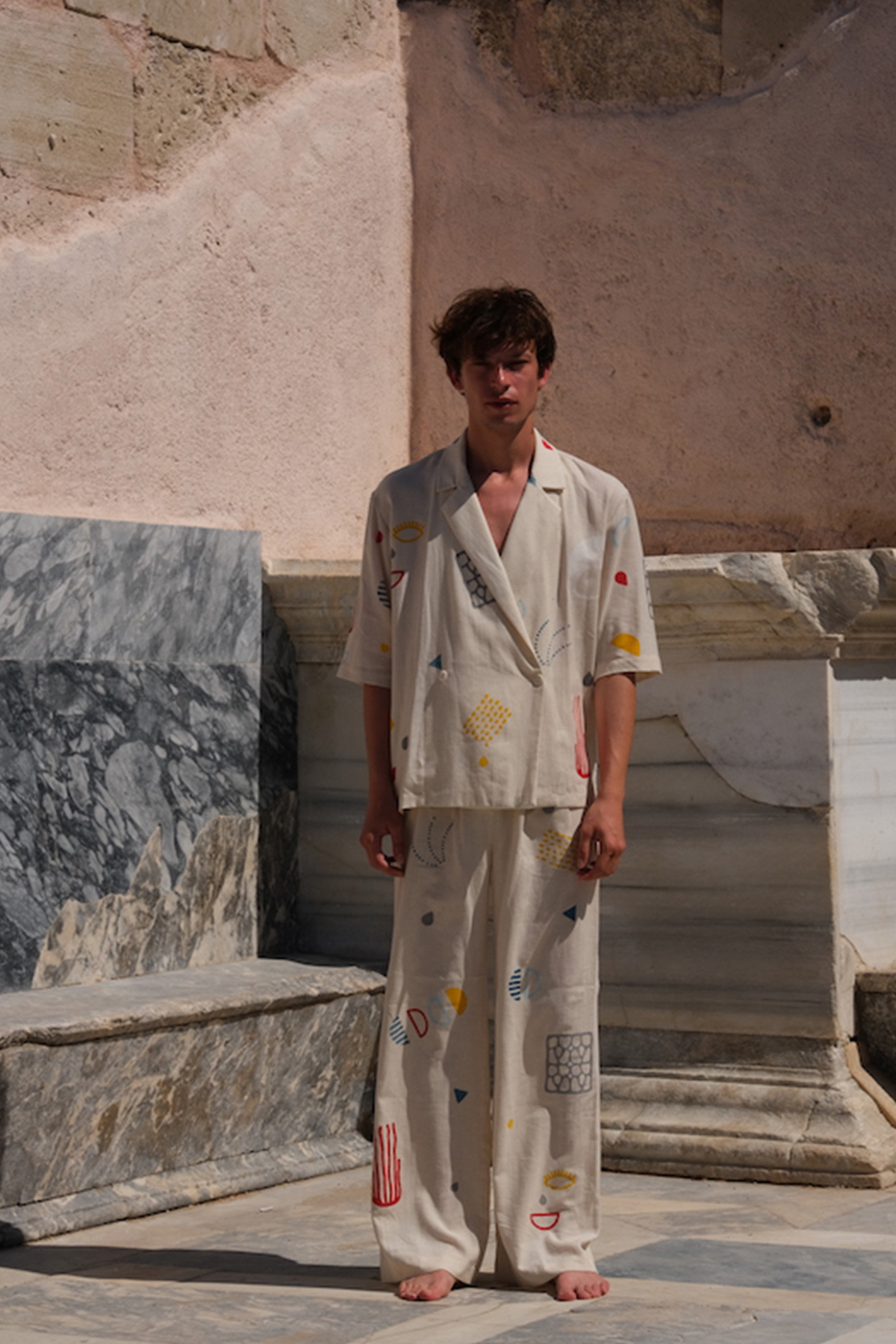 Joy Geniş Unisex Pantolon