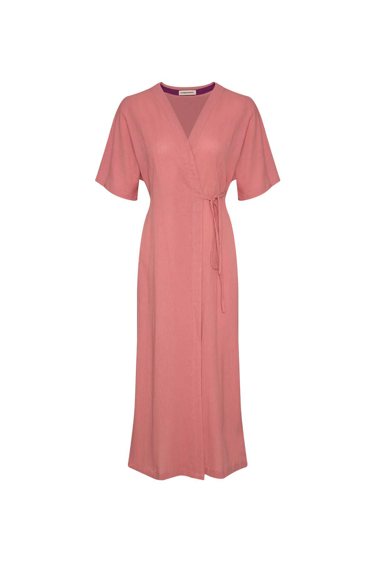 Realistic Kimono Plain Gül Kurusu