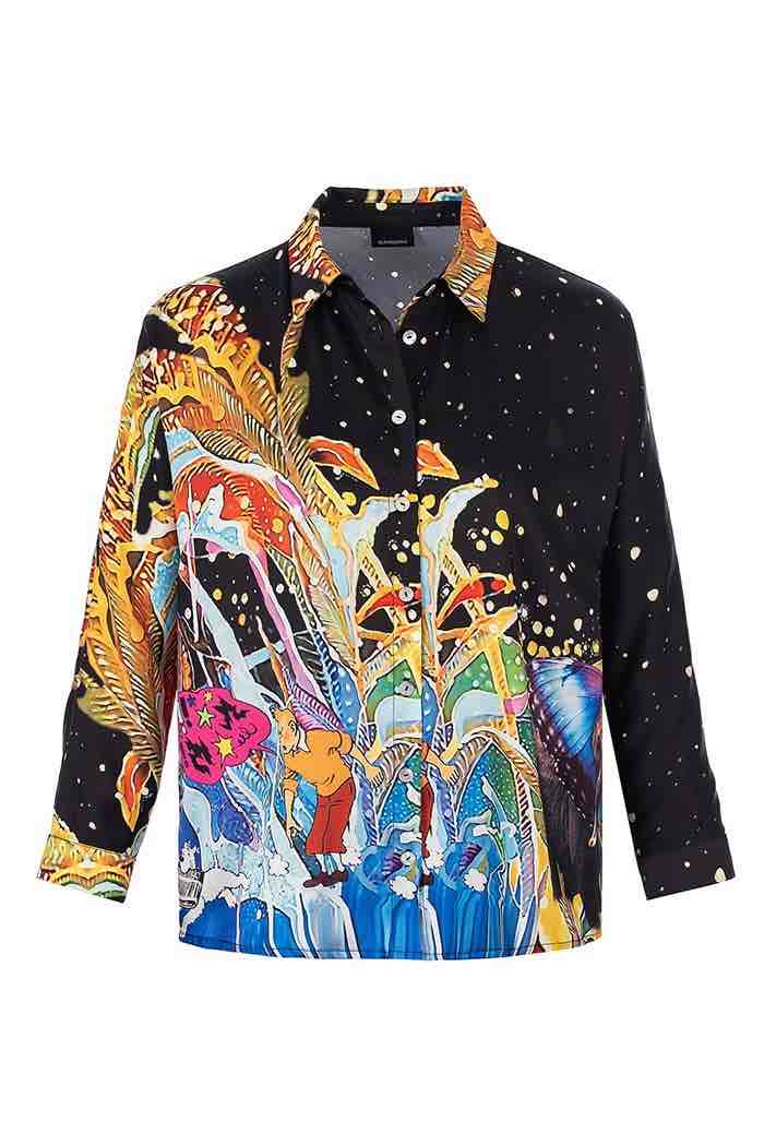 Target Elephant V2 Kadın Gömlek