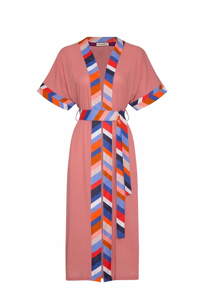 Realistic Kimono Banded Gül Kurusu