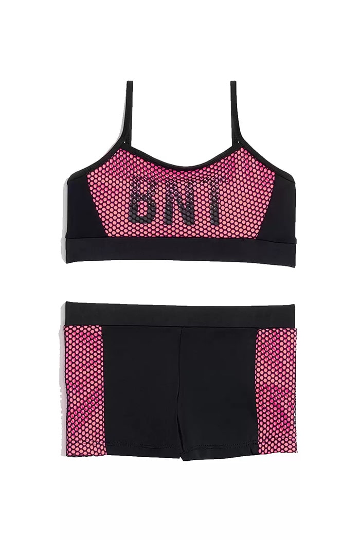 Pembe Fileli Çocuk Bikini
