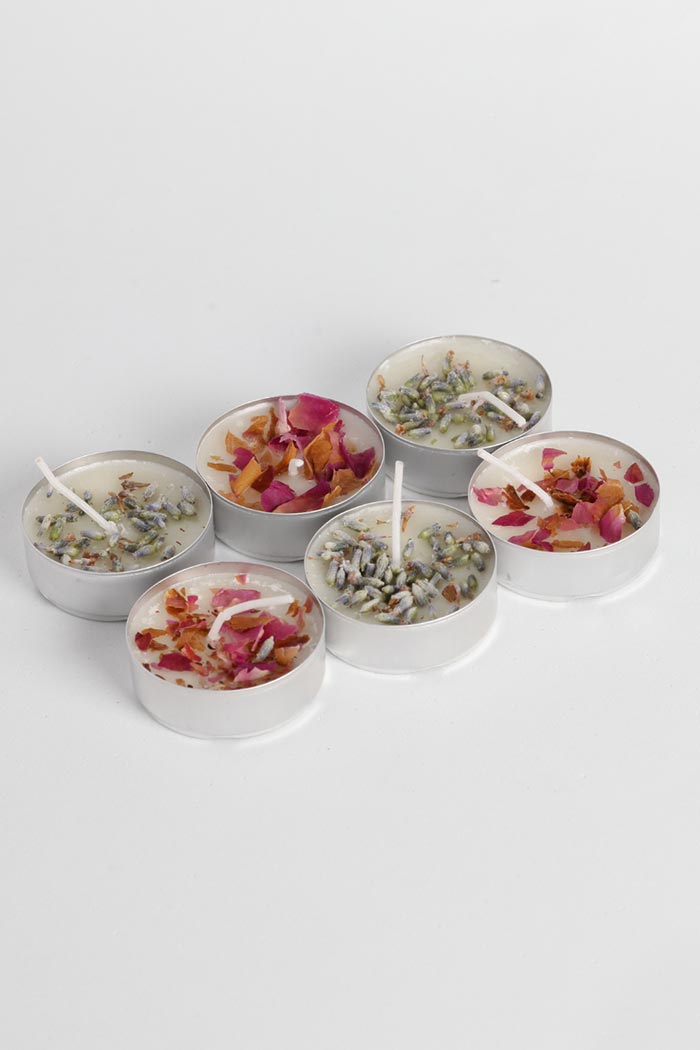 6lı Doğal Soya Mumu Tealight Seti