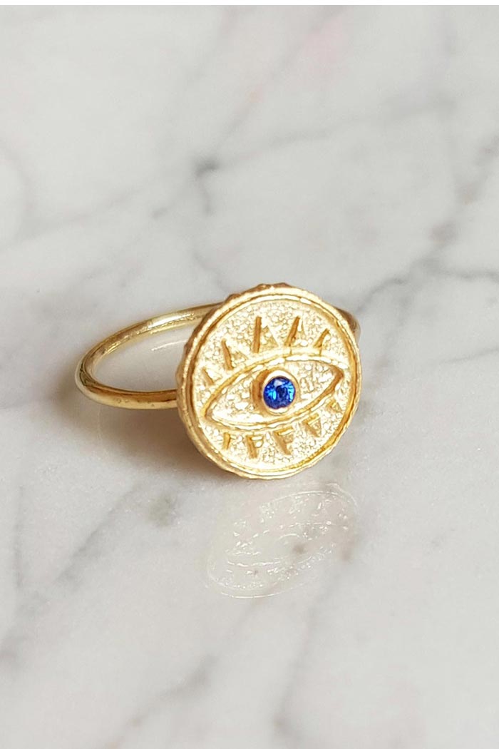 Evil Eye Gold Yüzük