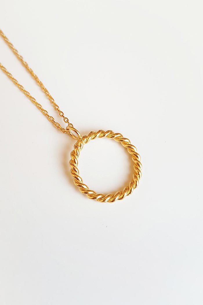  Twist Gold Kolye 