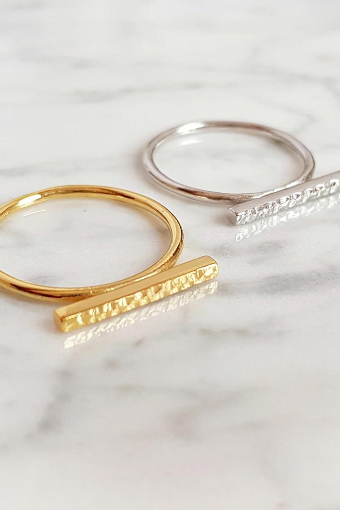 Line Gümüş Yüzük