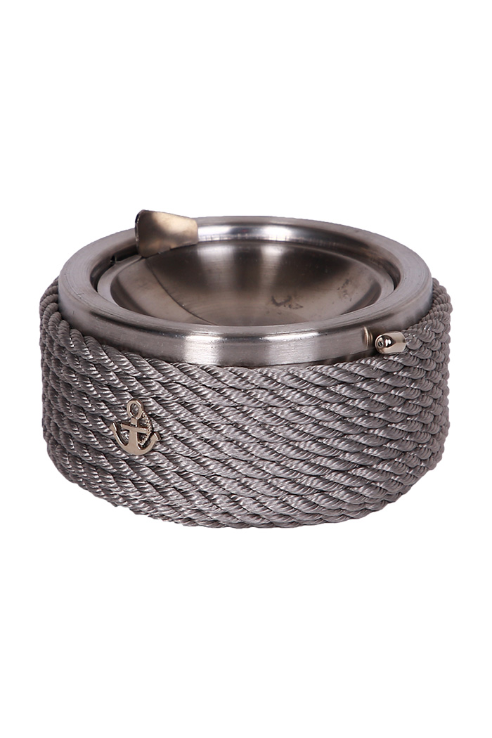 Krom Kapaklı Küllük - Gri 