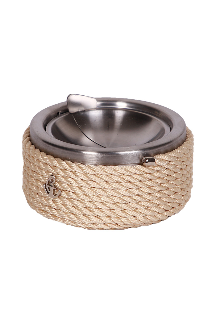 Krom Kapaklı Küllük - Bej 