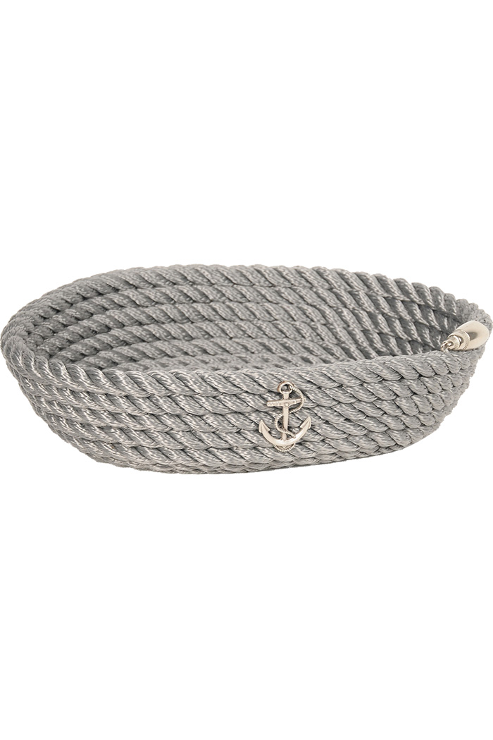 Oval Ekmek Sepeti - Gri