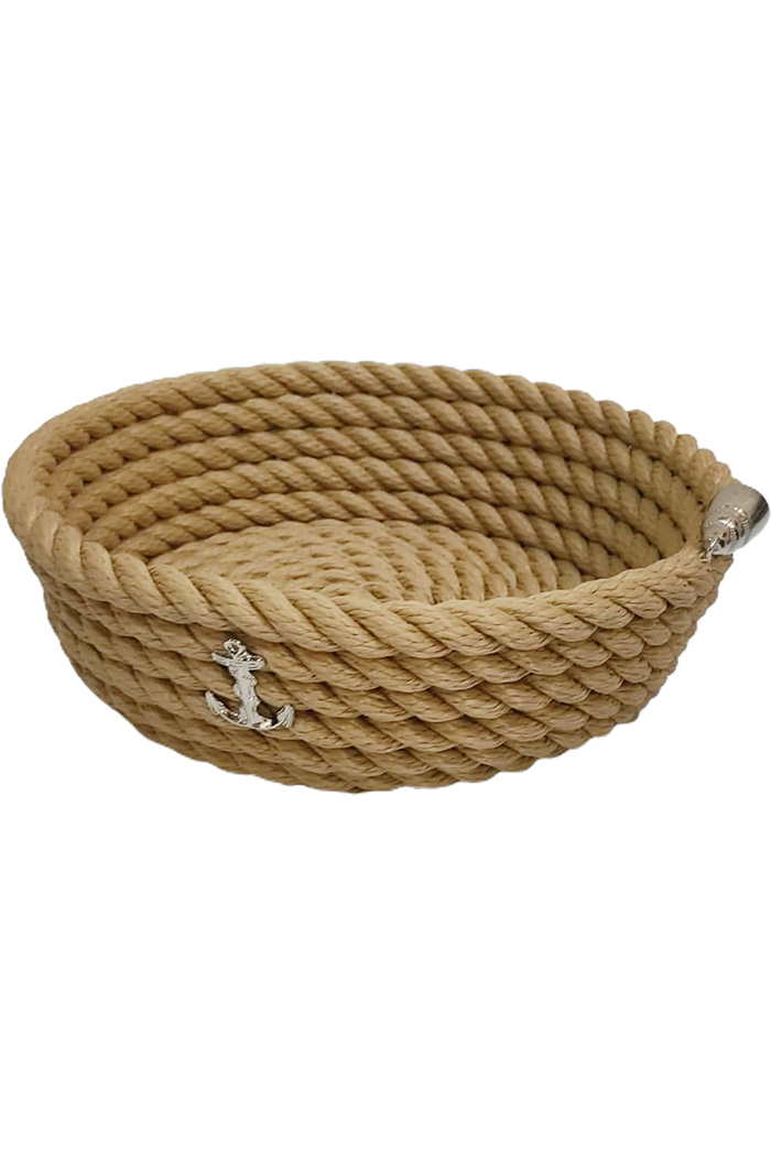 Yuvarlak Ekmek Sepeti - Krem