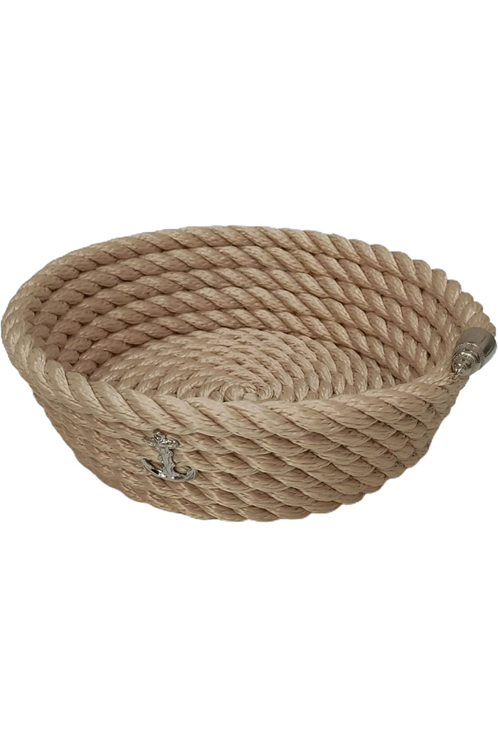 Yuvarlak Ekmek Sepeti - Bej