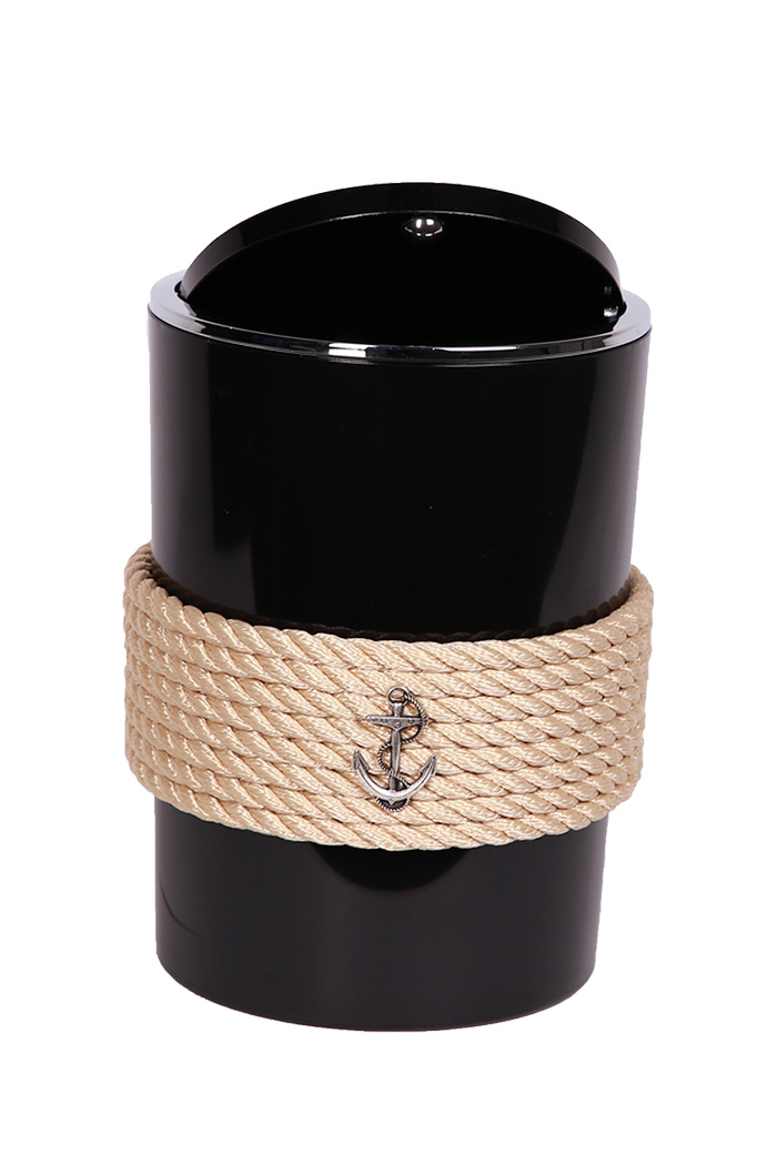 Siyah Çöp Kovası - Bej 