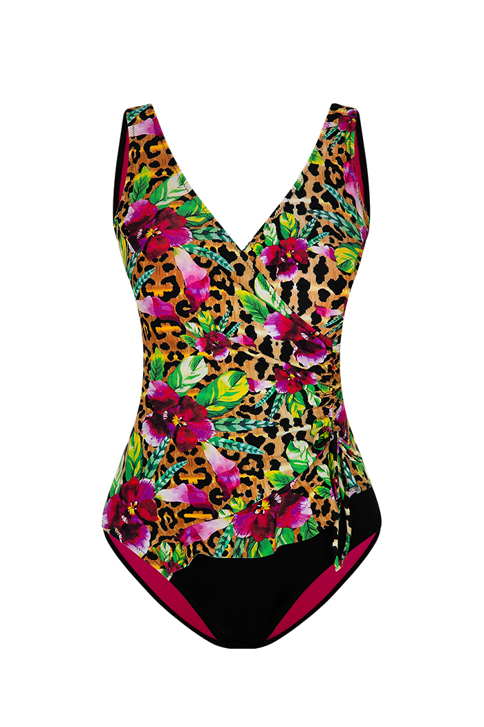 Leopar Desenli Tankini