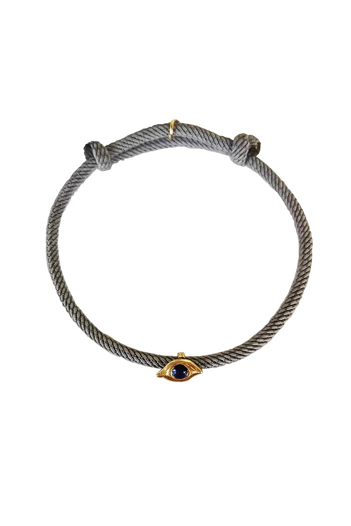 Gri Altın Göz Bileklik