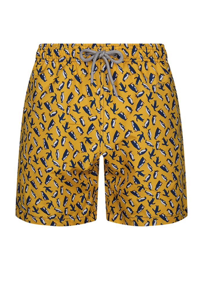 Penguen Desenli Şort Mayo