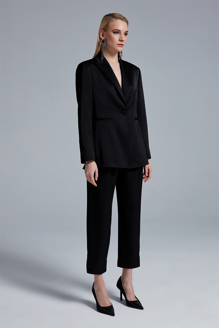 Taylor Siyah Pantolon