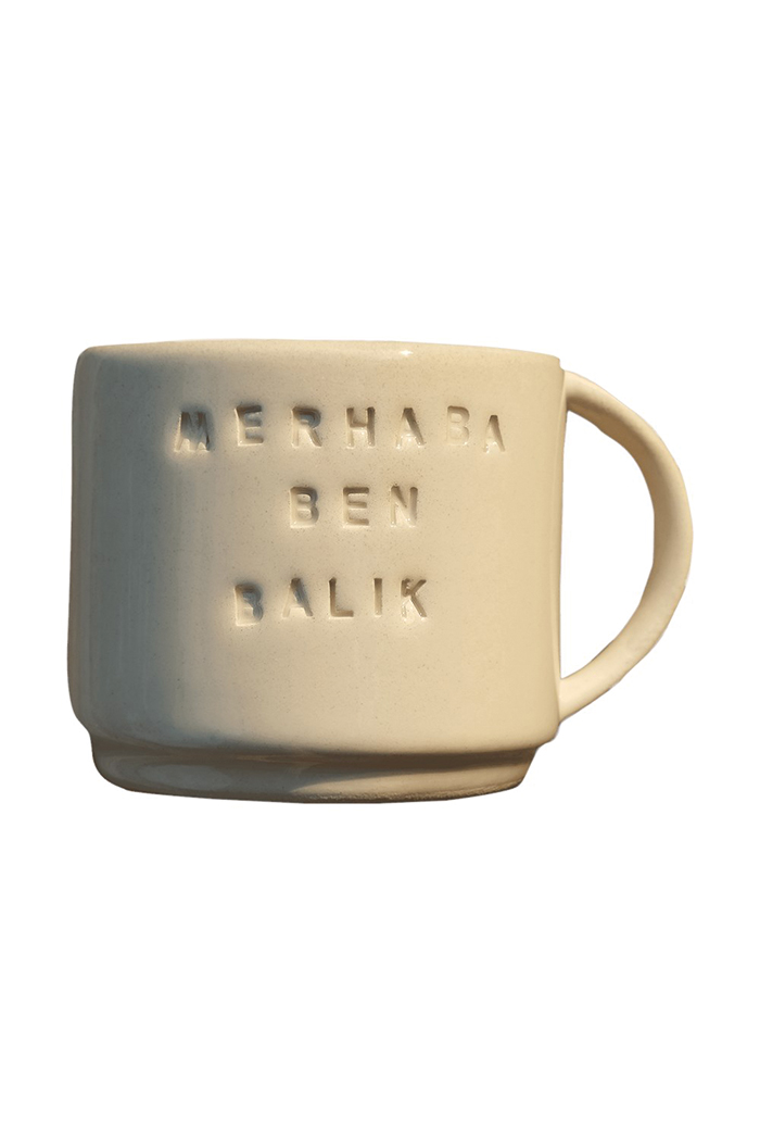 El Yapımı Seramik Burç Kupası - Merhaba Ben Balık