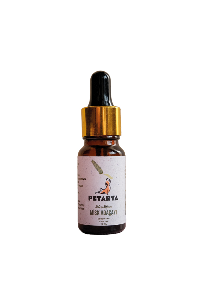 PETARYA %100 Saf Uçucu Misk Adaçayı Yağ Salvia Sclarea  - 10ml