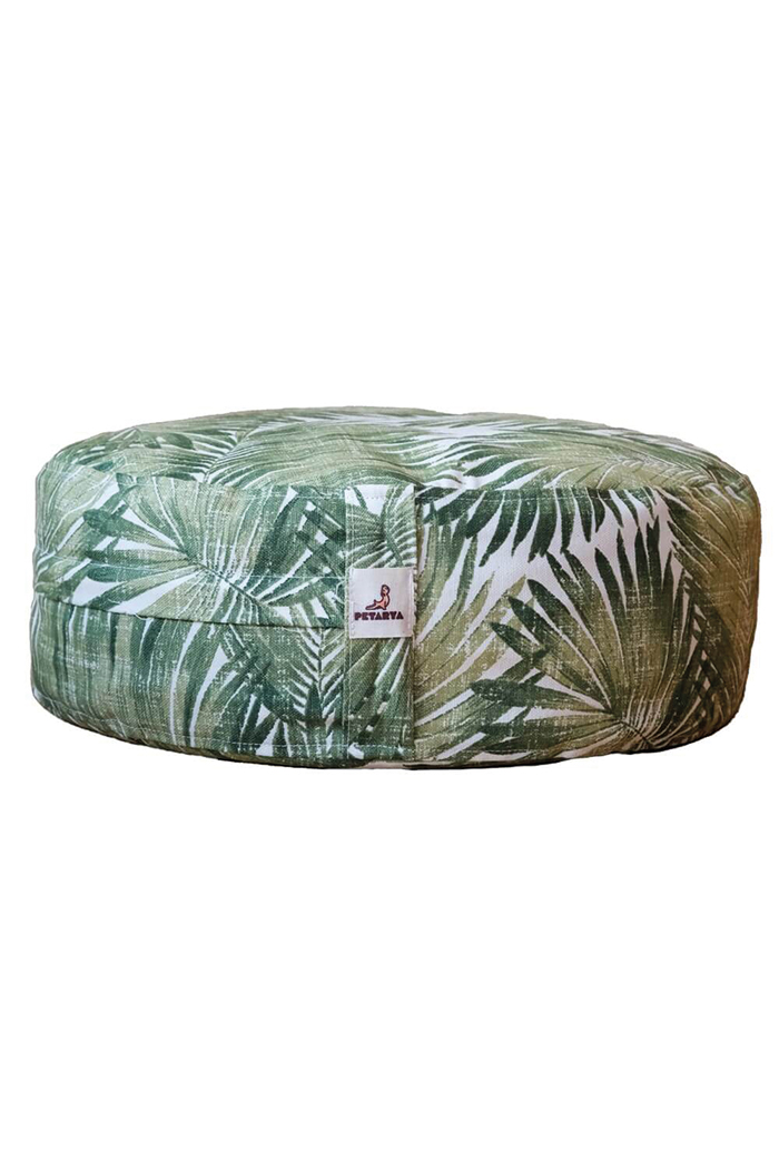 Zafu Tropikal Karabuğday Kabuğu Dolgulu Meditasyon Minderi