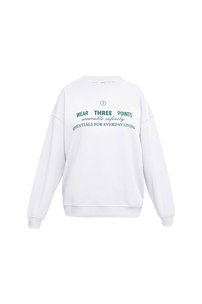 Beyaz Weekend Oversize Sweatshirt