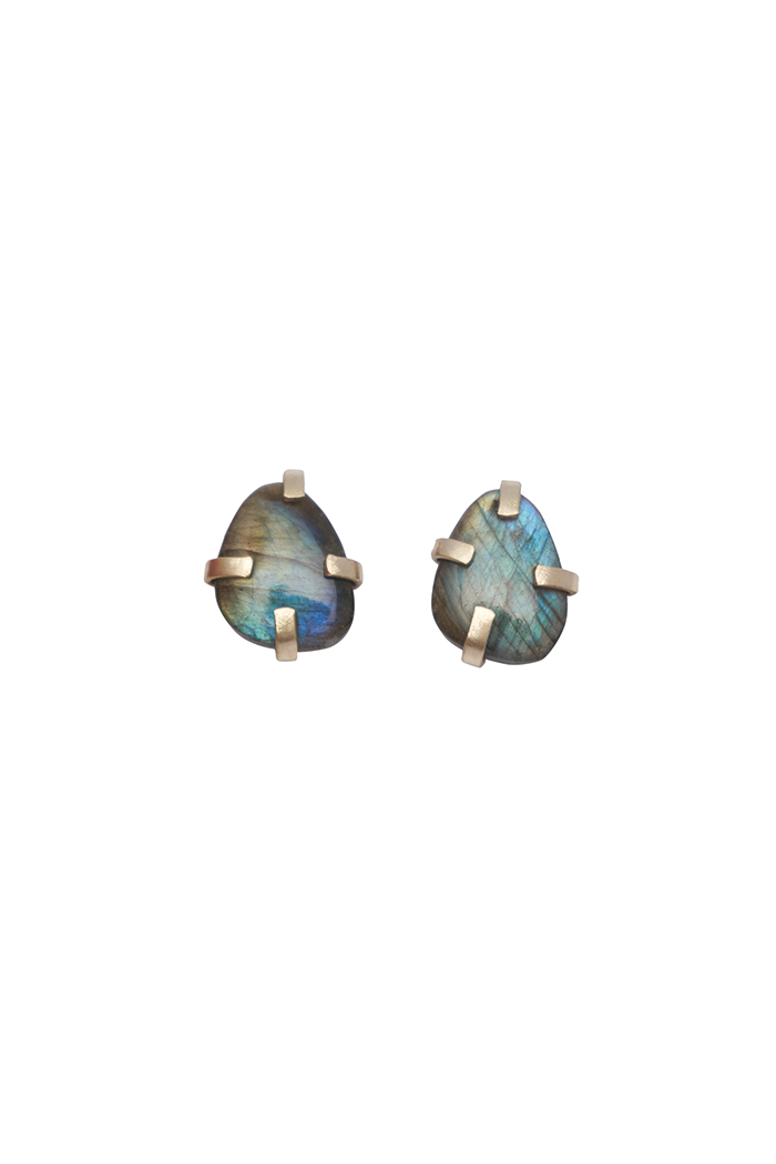 Labradorite Stud Küpe