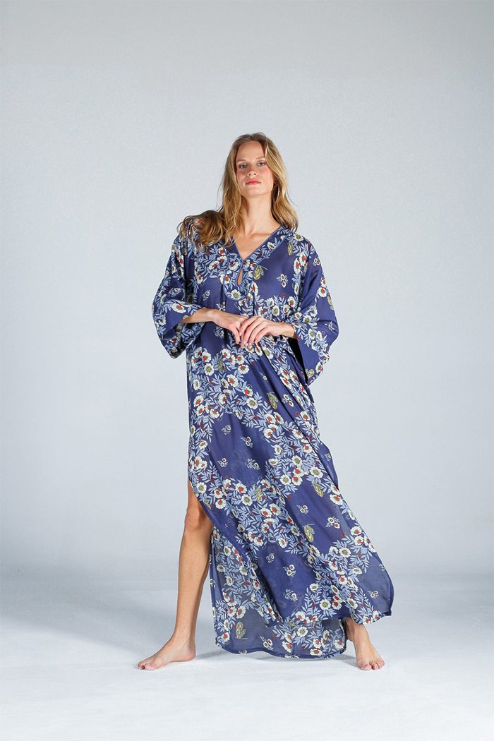 Joy İndigo Kaftan