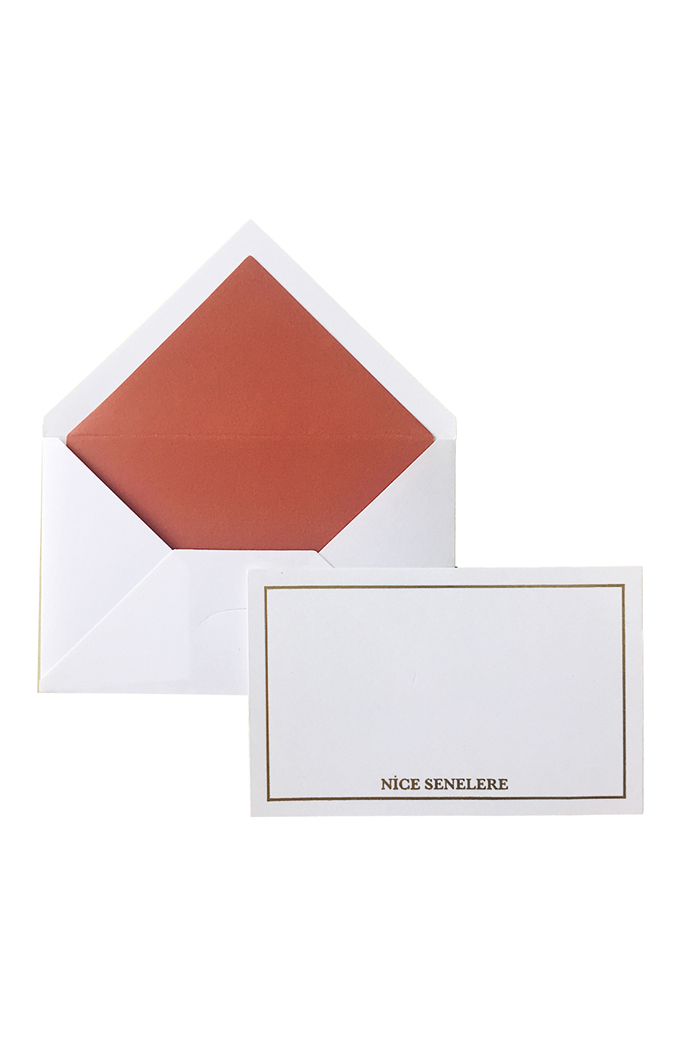 Yaldız Nice Senelere Tebrik Kartı 10'lu