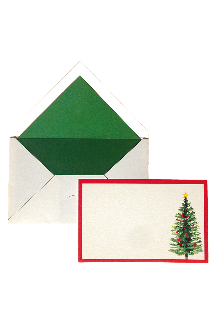 Yılbaşı Ağacı Tebrik Kartı 10'lu