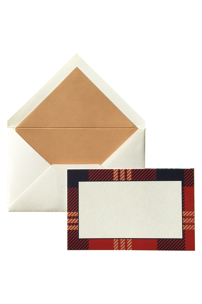 Tartan Tebrik Kartı 10'lu