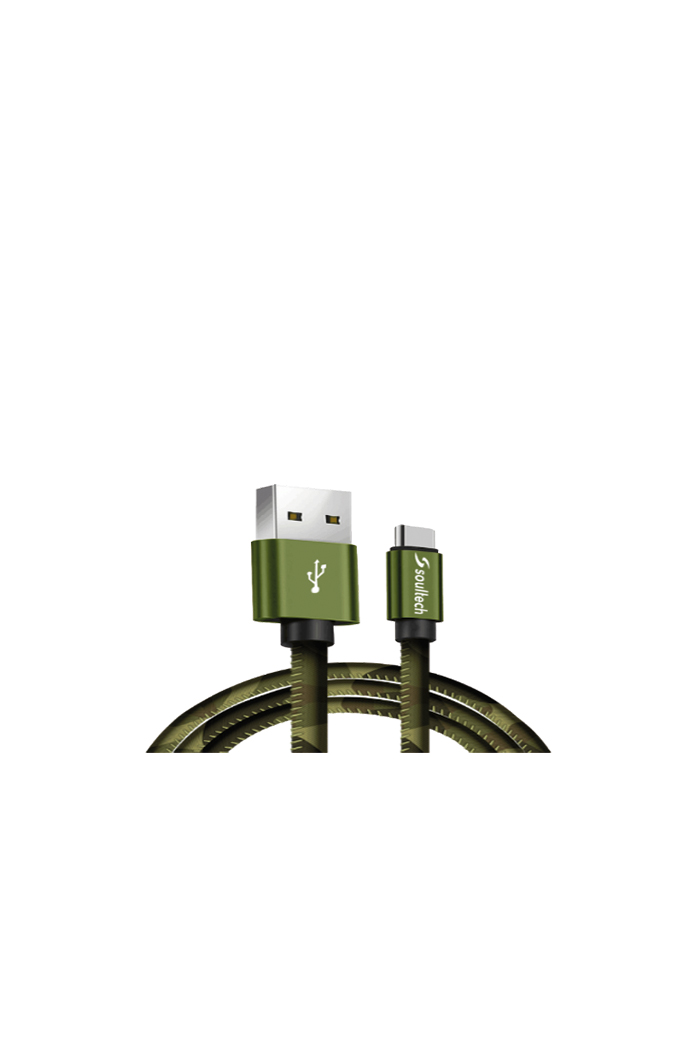Soultech DK031 Platınum Army Metal Type-C Kablo