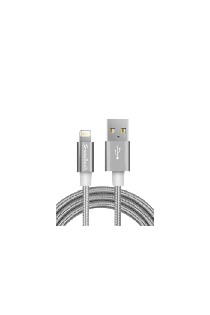 Soultech DK035G Platinium Metal Rope Lightning Kablo