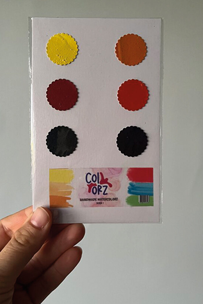 Canlı Renkler Suluboya Deneme Seti (Paletli) (Seri1)