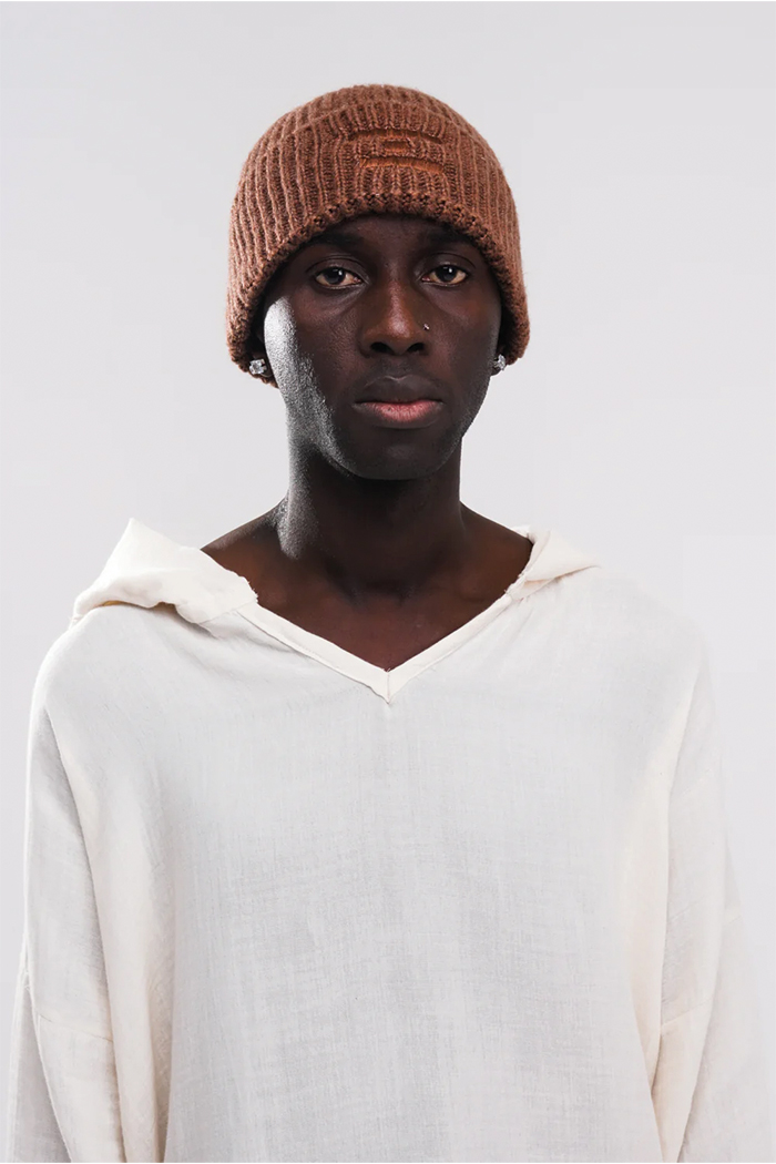 Heartish Beanie Kahverengi Bere