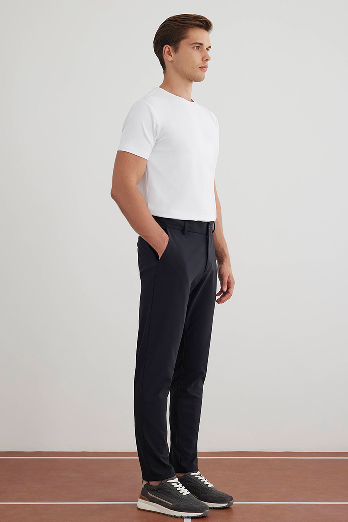 Lacivert Renk Teknik Chino Pantolon