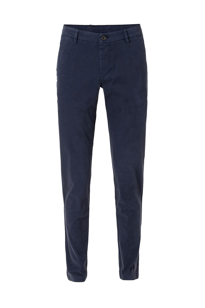 Lacivert Renk Pamuk Chino Pantolon