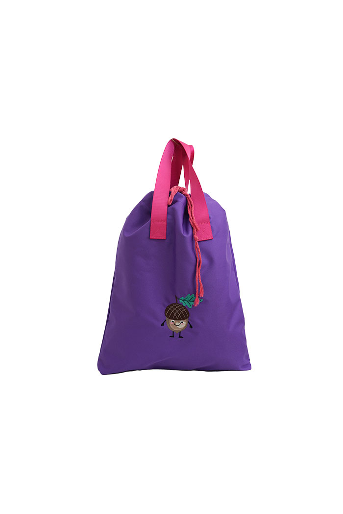 Neşe Palamudu Mor Islak Kuru/Kirli Temiz Çantası