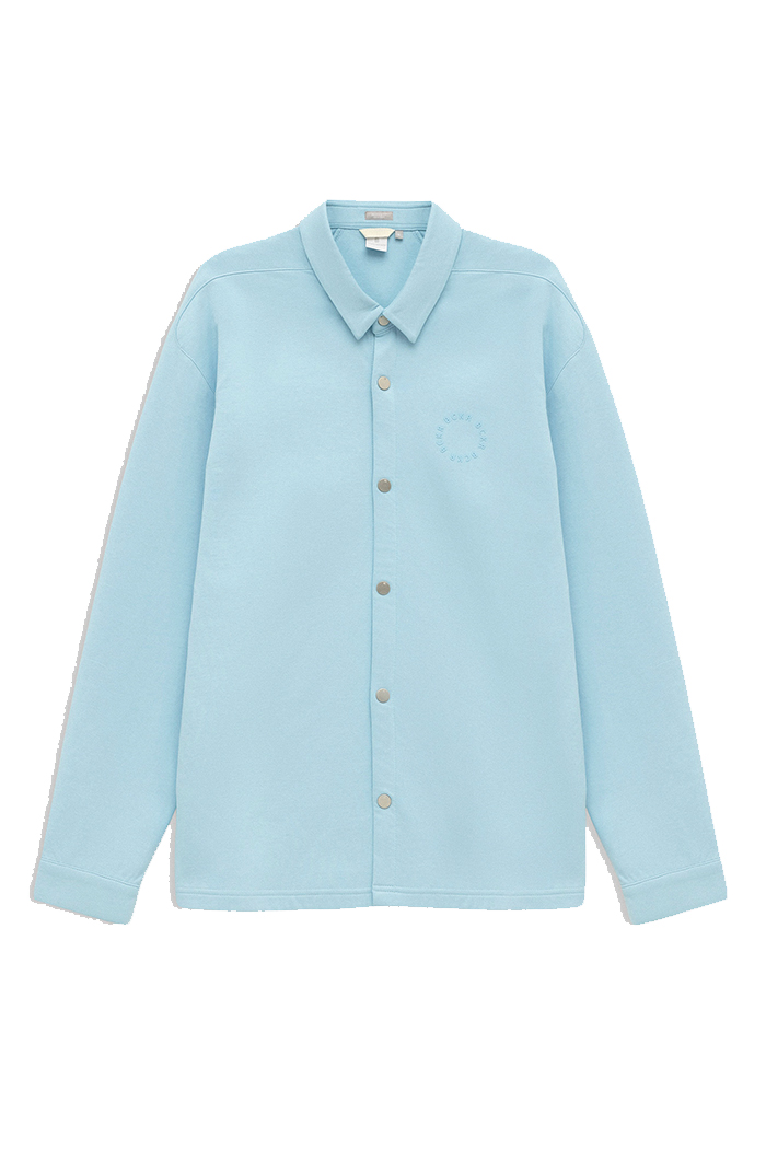 Bebek Mavi Renk Logo Baskılı Sweat