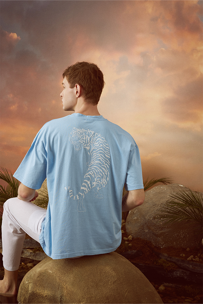 Baby Blue Tiger Tişört