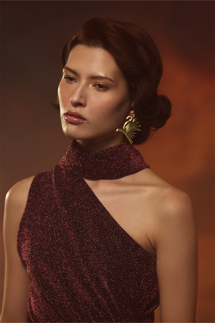 Ava Water Tribe - Swan Party Küpe