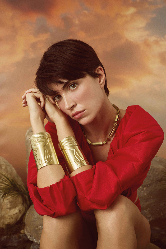 Ava Earth Kingdom Kolye - Red Sand