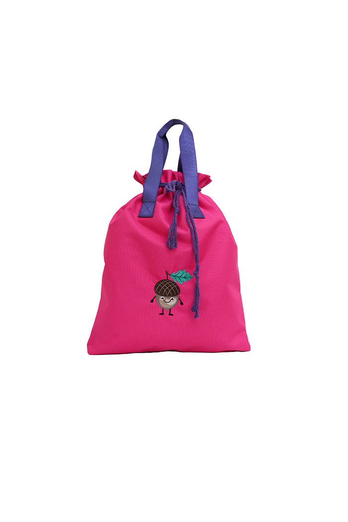 Neşe Palamudu Pembe Islak Kuru/Kirli Temiz Çantası