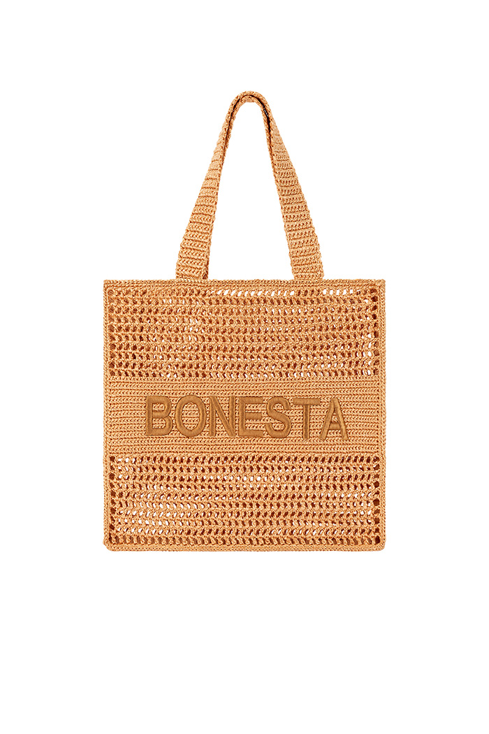 Positano Maxi Caramel Plaj Çantası